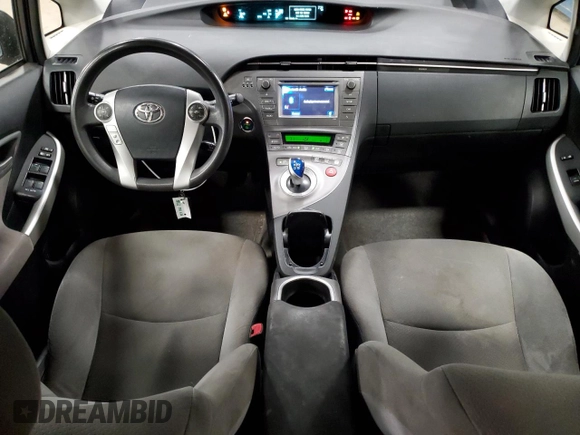 2013 Toyota Prius One with VIN JTDKN3DU2D5666794, listed as a Copart auction lot 52076955 with 106,861 mi miles and Salvage Title. Bid and sale history available at carsss.com. Image 8.