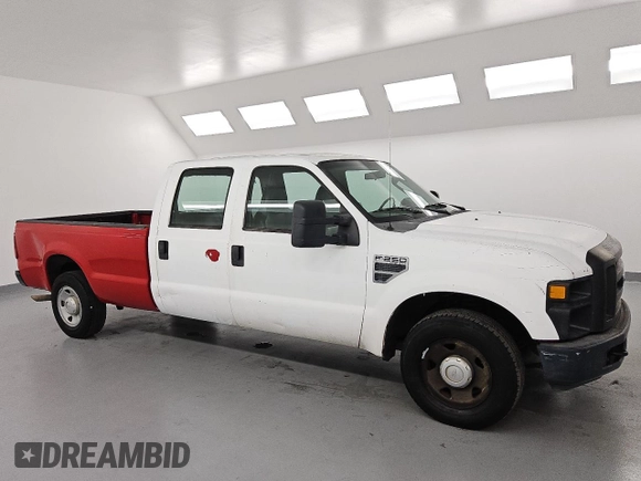 2008 Ford F-250 XL with VIN 1FTSW20558EE15487, listed as a Copart auction lot 55204655 with 101,098 mi miles and Clean title. Bid and sale history available at DreamBid. Image 4.
