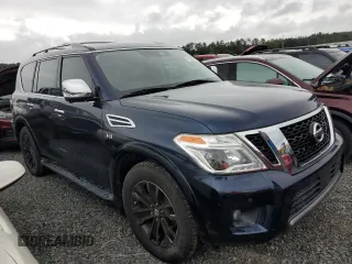 2020 Nissan Armada Platinum with VIN JN8AY2NF8L9360207, listed as a Copart auction lot 73883104 with Not Provided miles and Non Repairable. Bid and sale history available at carsss.com. Image 4.