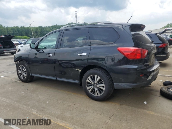 2018 Nissan Pathfinder SV with VIN 5N1DR2MM2JC625673, listed as a Copart auction lot 60851035 with 120,790 mi miles and Salvage title. Bid and sale history available at DreamBid. Image 2.