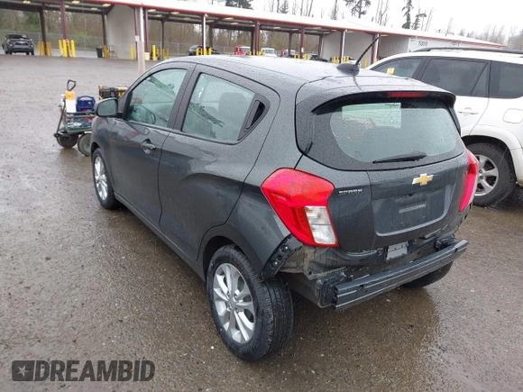 2022 Chevrolet Spark 1LT with VIN KL8CD6SA6NC012954, listed as a IAAI auction lot 41939895 with 51,974 mi miles. Bid and sale history available at carsss.com. Image 3.