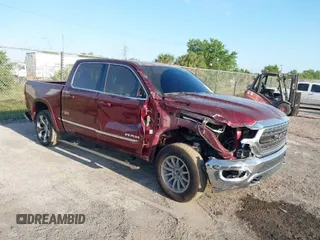 2023 Ram 1500 Limited with VIN 1C6SRFHT7PN541034, listed as a IAAI auction lot 41901301 with 44,190 mi miles and . Bid and sale history available at DreamBid. Image 1.