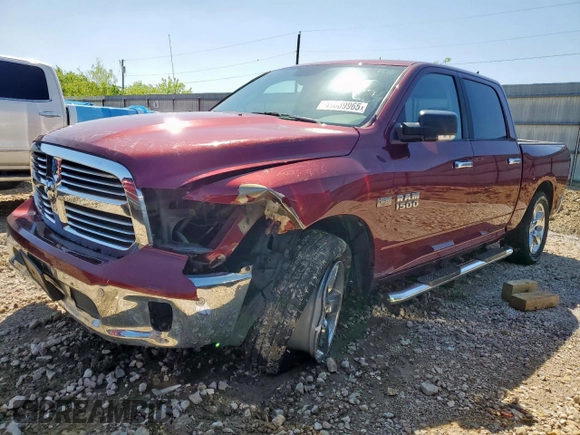 2018 Ram 1500 Lone Star Silver z VIN 1C6RR6LT1JS340745, wystawiony jako Copart lot #49689965 z przebiegiem 87 960 mil mil oraz Czysty tytuł • Clean title. Historia ofert i sprzedaży dostępna na DreamBid. Obrazek 1.