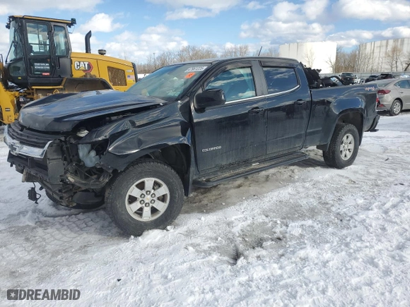 2018 Chevrolet Colorado 4WD Work Truck with VIN 1GCGTBENXJ1143782, listed as a Copart auction lot 47961225 with 35,588 mi miles and Salvage Title. Bid and sale history available at carsss.com. Image 1.