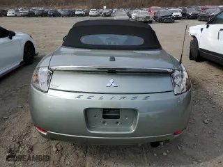 2008 Mitsubishi Eclipse GS with VIN 4A3AL25F38E003345, listed as a Copart auction lot 49147745 with 23,807 mi miles and Salvage Title. Bid and sale history available at carsss.com. Image 6.