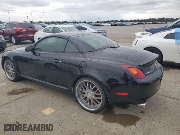 2002 Lexus SC with VIN JTHFN48Y720010815, listed as a Copart auction lot 73868954 with Not Provided miles and Non Repairable. Bid and sale history available at carsss.com. Image 2.