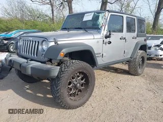 2016 Jeep Wrangler Unlimited Sport z VIN 1C4HJWDGXGL328531, wystawiony jako IAAI lot #42056907 z przebiegiem 75 871 mil mil oraz . Historia ofert i sprzedaży dostępna na DreamBid. Obrazek 17.