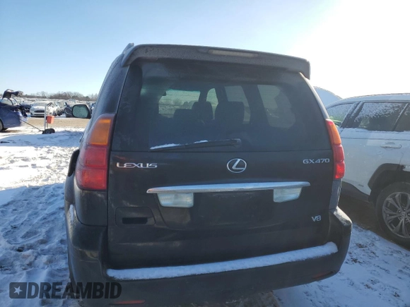 2007 Lexus GX 470 with VIN JTJBT20X370144772, listed as a Copart auction lot 42217345 with 266,293 mi miles and Clean Title. Bid and sale history available at DreamBid. Image 6.