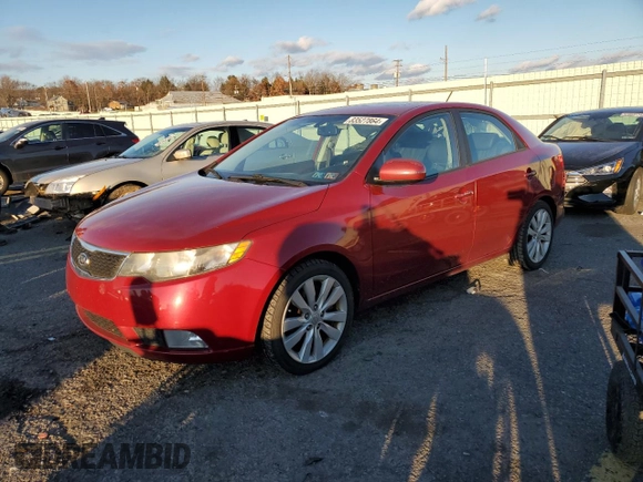 2011 Kia Forte SX with VIN KNAFW4A34B5376907, listed as a Copart auction lot 83527864 with 192,606 mi miles and Salvage Title. Bid and sale history available at carsss.com. Image 1.