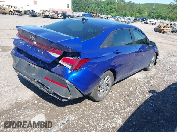 2024 Hyundai Elantra SEL with VIN KMHLM4DG9RU751809, listed as a IAAI auction lot 42146662 with 8,942 mi miles and . Bid and sale history available at DreamBid. Image 4.