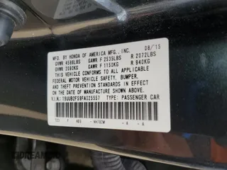 2015 Acura TLX Technology z VIN 19UUB2F59FA025557, wystawiony jako Copart lot #54738445 z przebiegiem 96 190 mil mil oraz Szkoda całkowita • Salvage title. Historia ofert i sprzedaży dostępna na DreamBid. Obrazek 12.