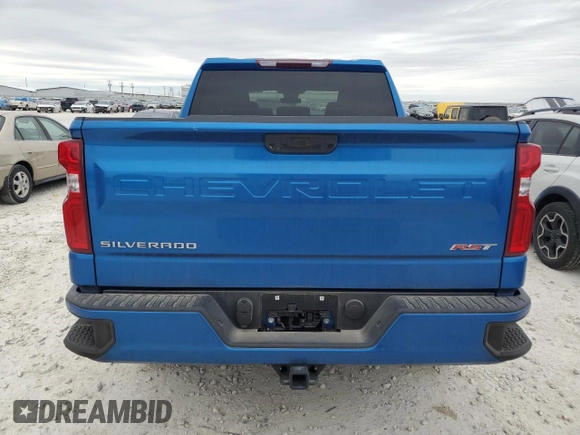 2024 Chevrolet Silverado 1500 RST with VIN 1GCPADED5RZ186884, listed as a Copart auction lot 47168455 with 15,515 mi miles and Salvage Title. Bid and sale history available at carsss.com. Image 6.