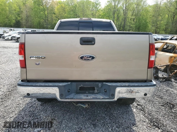 2004 Ford F-150 XLT with VIN 1FTPW14554KC21841, listed as a Copart auction lot 52446145 with 0 mi miles and Salvage Title. Bid and sale history available at carsss.com. Image 6.