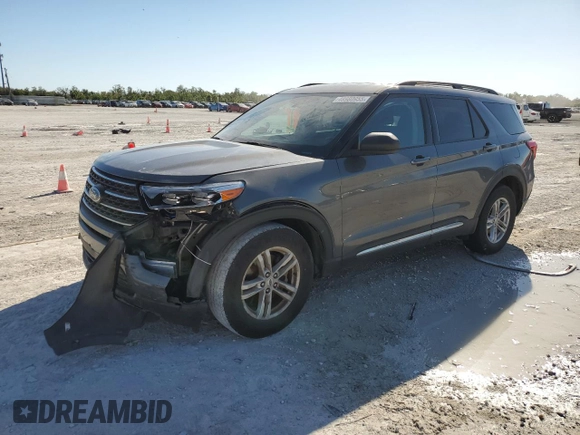 2023 Ford Explorer XLT with VIN 1FMSK7DH5PGA14419, listed as a Copart auction lot 48980955 with 0 mi miles and Non Repairable. Bid and sale history available at carsss.com. Image 1.