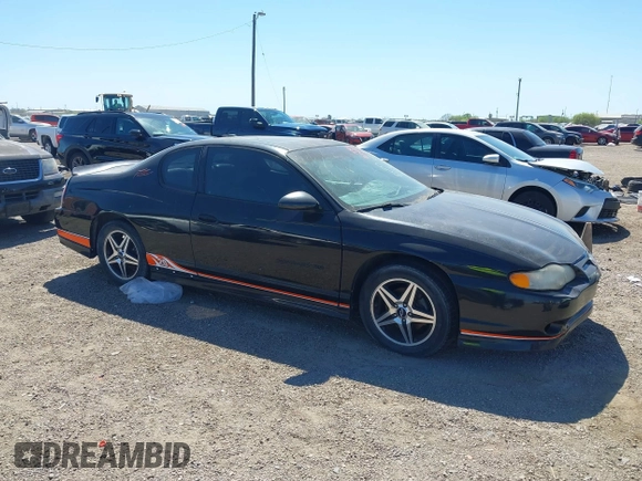 2005 Chevrolet Monte Carlo SS Supercharged z VIN 2G1WZ151659259069, wystawiony jako IAAI lot #41752228 z przebiegiem 164 861 mil mil oraz . Historia ofert i sprzedaży dostępna na DreamBid. Obrazek 1.