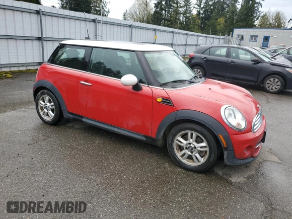2013 MINI Hardtop with VIN WMWSU3C58DT371981, listed as a Copart auction lot 52147125 with 73,616 mi miles and Clean Title. Bid and sale history available at DreamBid. Image 4.