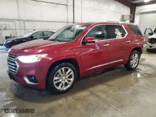2018 Chevrolet Traverse High Country with VIN 1GNEVKKW6JJ140044, listed as a Copart auction lot 48010585 with 172,970 mi miles and Salvage Title. Bid and sale history available at carsss.com. Image 1.