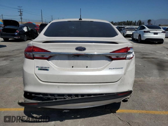 2017 Ford Fusion Titanium with VIN 3FA6P0SU8HR229470, listed as a Copart auction lot 57185625 with 97,973 mi miles and Salvage title. Bid and sale history available at DreamBid. Image 6.