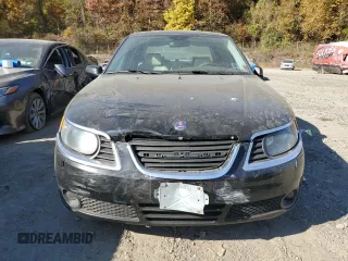 2008 Saab 9-5 with VIN YS3ED49G283511570, listed as a Copart auction lot 77164524 with 164,647 mi miles and Salvage Title. Bid and sale history available at carsss.com. Image 5.