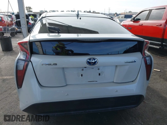 2018 Toyota Prius Two with VIN JTDKARFU7J3054710, listed as a IAAI auction lot 41372798 with 347,148 mi miles. Bid and sale history available at carsss.com. Image 16.