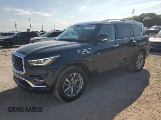2018 Infiniti QX80 with VIN JN8AZ2NE7J9193002, listed as a Copart auction lot 72752564 with 100,692 mi miles and Salvage Title. Bid and sale history available at carsss.com. Image 1.