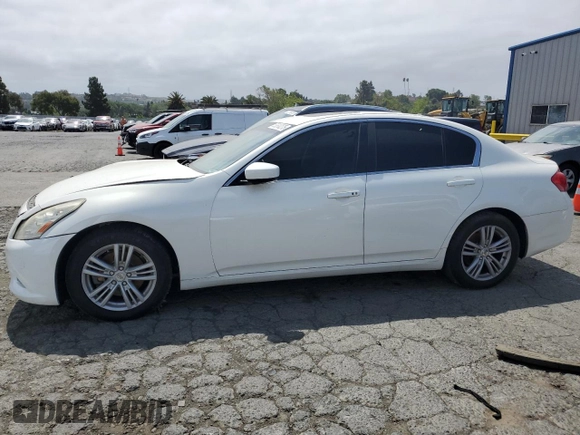 2013 Infiniti G37 Journey with VIN JN1CV6AP1DM726271, listed as a Copart auction lot 55510275 with 90,145 mi miles and Salvage title. Bid and sale history available at DreamBid. Image 1.