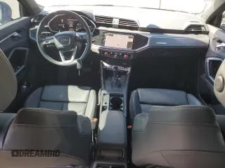 2021 Audi Q3 S line Premium Plus with VIN WA1EECF32M1028239, listed as a Copart auction lot 46702965 with 50,244 mi miles and Salvage Title. Bid and sale history available at carsss.com. Image 8.