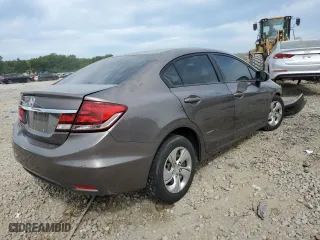 2014 Honda Civic Sedan LX with VIN 19XFB2F54EE064110, listed as a Copart auction lot 83068224 with 156,078 mi miles and Salvage Title. Bid and sale history available at carsss.com. Image 4.