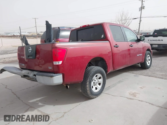 2005 Nissan Titan XE with VIN 1N6AA07A95N514937, listed as a IAAI auction lot 41319161 with 163,556 mi miles and . Bid and sale history available at DreamBid. Image 4.