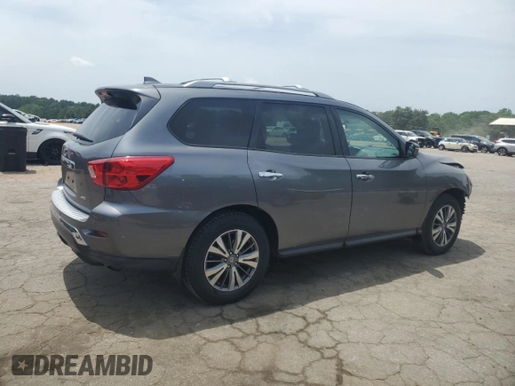2020 Nissan Pathfinder S with VIN 5N1DR2AM6LC647098, listed as a Copart auction lot 57302505 with 51,325 mi miles and Salvage title. Bid and sale history available at DreamBid. Image 3.