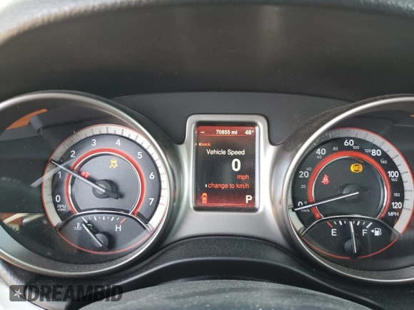 2015 Dodge Journey Crossroad z VIN 3C4PDCGB4FT580201, wystawiony jako Copart lot #53346035 z przebiegiem 70 855 mil mil oraz Szkoda całkowita • Salvage title. Historia ofert i sprzedaży dostępna na DreamBid. Obrazek 9.