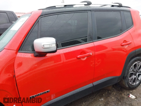 2015 Jeep Renegade Limited with VIN ZACCJADT7FPB41669, listed as a IAAI auction lot 41667420 with 118,719 mi miles and . Bid and sale history available at DreamBid. Image 14.