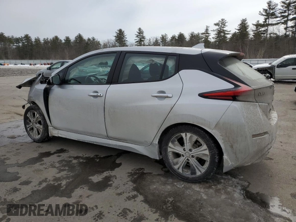 2022 Nissan LEAF SV with VIN 1N4AZ1CV1NC557535, listed as a Copart auction lot 47705095 with 64,397 mi miles and Salvage Title. Bid and sale history available at DreamBid. Image 2.