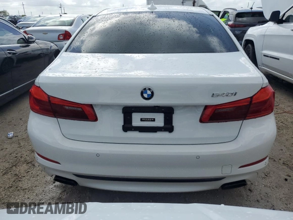 2018 BMW 5 Series 540i with VIN WBAJE5C56JG917718, listed as a Copart auction lot 79046204 with Not Provided miles and Non Repairable. Bid and sale history available at carsss.com. Image 6.