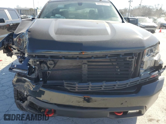2021 Chevrolet Silverado 1500 LT Trail Boss with VIN 1GCPYFEDXMZ342045, listed as a Copart auction lot 48592785 with 51,789 mi miles and Salvage Title. Bid and sale history available at DreamBid. Image 13.