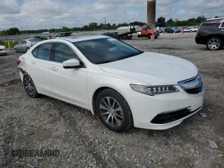 2017 Acura TLX with VIN 19UUB1F35HA005446, listed as a Copart auction lot 60146105 with 67,352 mi miles and Salvage title. Bid and sale history available at DreamBid. Image 4.