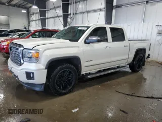 2015 GMC Sierra 1500 Denali with VIN 3GTU2WEJ1FG438644, listed as a Copart auction lot 72925744 with 122,095 mi miles and Salvage Title. Bid and sale history available at carsss.com. Image 1.