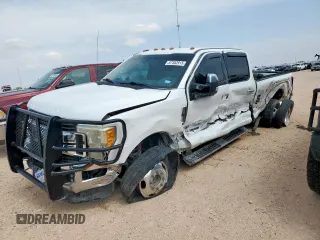 2017 Ford F-350 Lariat with VIN 1FT8W3DT8HEC08097, listed as a Copart auction lot 57352915 with 169,704 mi miles and Salvage title. Bid and sale history available at DreamBid. Image 1.