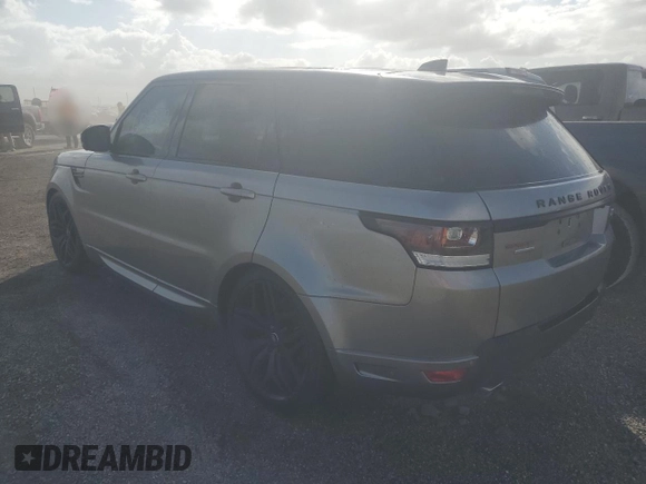 2017 Land Rover Range Rover Sport Autobiography with VIN SALWV2FE7HA156383, listed as a Copart auction lot 73878904 with 65,069 mi miles and Non Repairable. Bid and sale history available at carsss.com. Image 2.