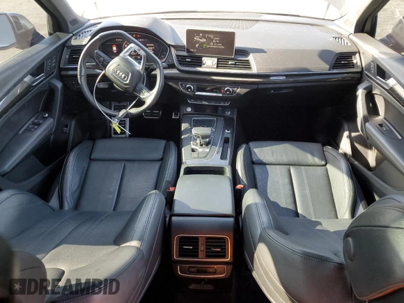 2018 Audi SQ5 Premium Plus with VIN WA1A4AFY3J2138336, listed as a Copart auction lot 56343445 with 45,763 mi miles and Salvage title. Bid and sale history available at DreamBid. Image 8.