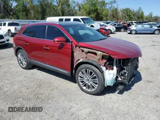 2017 Lincoln MKX Reserve with VIN 2LMPJ6LR2HBL26384, listed as a Copart auction lot 48484255 with 87,253 mi miles and Salvage Title. Bid and sale history available at carsss.com. Image 4.