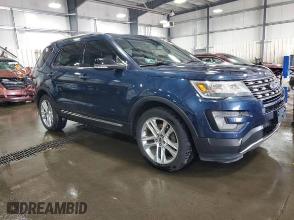 2016 Ford Explorer XLT with VIN 1FM5K8D82GGC33910, listed as a Copart auction lot 51182215 with 146,107 mi miles and Salvage Title. Bid and sale history available at DreamBid. Image 4.