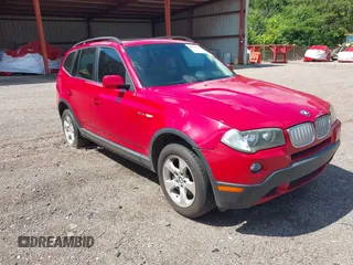 2008 BMW X3 3.0si with VIN WBXPC93448WJ12823, listed as a IAAI auction lot 42148588 with 199,609 mi miles and . Bid and sale history available at DreamBid. Image 1.