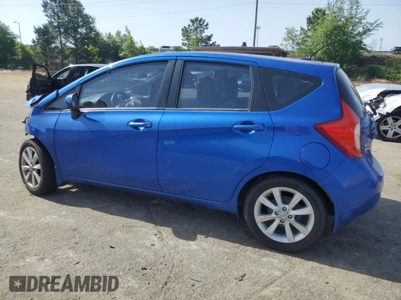 2014 Nissan Note SV with VIN 3N1CE2CP4EL354006, listed as a Copart auction lot 57035015 with Not provided miles and Salvage title. Bid and sale history available at DreamBid. Image 2.