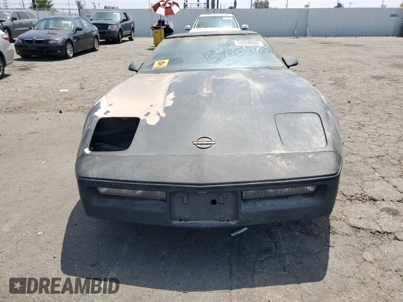 1984 Chevrolet Corvette with VIN 1G1AY0784E5106091, listed as a Copart auction lot 58558044 with 0 mi miles and Non Repairable. Bid and sale history available at carsss.com. Image 5.