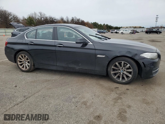 2014 BMW 5 Series 535i xDrive with VIN WBA5B3C57ED534912, listed as a Copart auction lot 80182374 with 134,604 mi miles and Non Repairable. Bid and sale history available at carsss.com. Image 4.