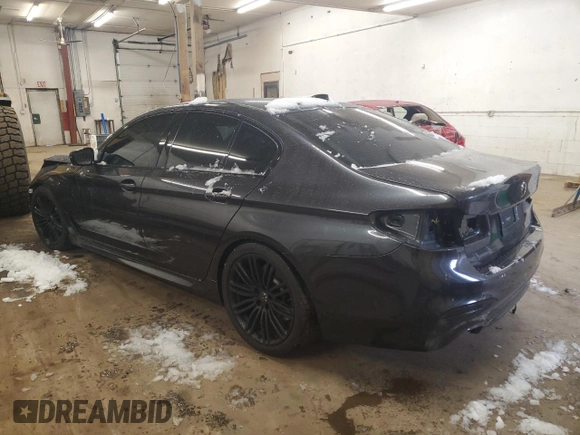 2018 BMW 5 Series 540i xDrive z VIN WBAJE7C59JWC56481, wystawiony jako Copart lot #50831085 z przebiegiem 105 558 mil mil oraz Szkoda całkowita • Salvage title. Historia ofert i sprzedaży dostępna na DreamBid. Obrazek 2.