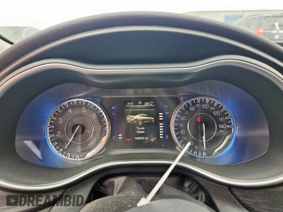 2015 Chrysler 200 Limited with VIN 1C3CCCAB8FN680655, listed as a Copart auction lot 60544225 with 192,932 mi miles and Salvage title. Bid and sale history available at DreamBid. Image 9.