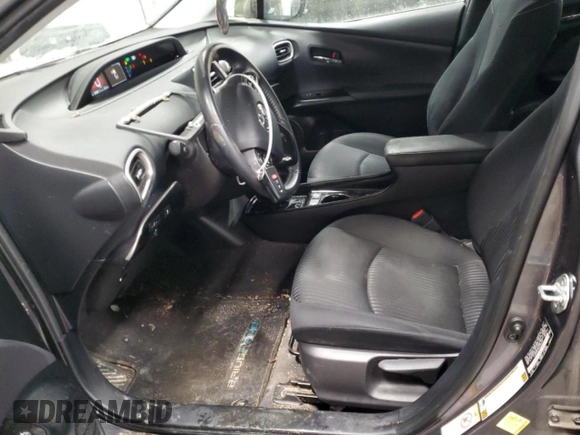 2021 Toyota Prius LE with VIN JTDKAMFP2M3188655, listed as a Copart auction lot 44873745 with 87,967 mi miles and Salvage Title. Bid and sale history available at DreamBid. Image 7.
