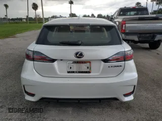 2017 Lexus CT with VIN JTHKD5BH1H2281107, listed as a Copart auction lot 74105824 with 0 mi miles and Salvage Title. Bid and sale history available at carsss.com. Image 6.